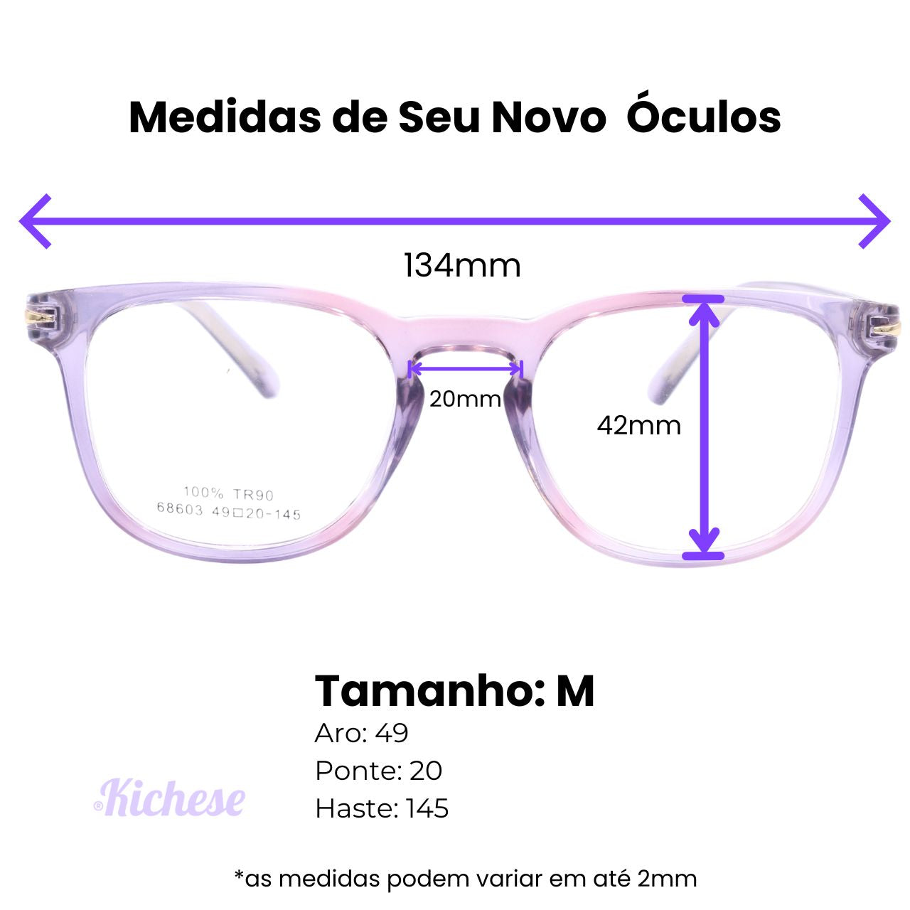 Óculos Carolline - Armação Óculos de Grau