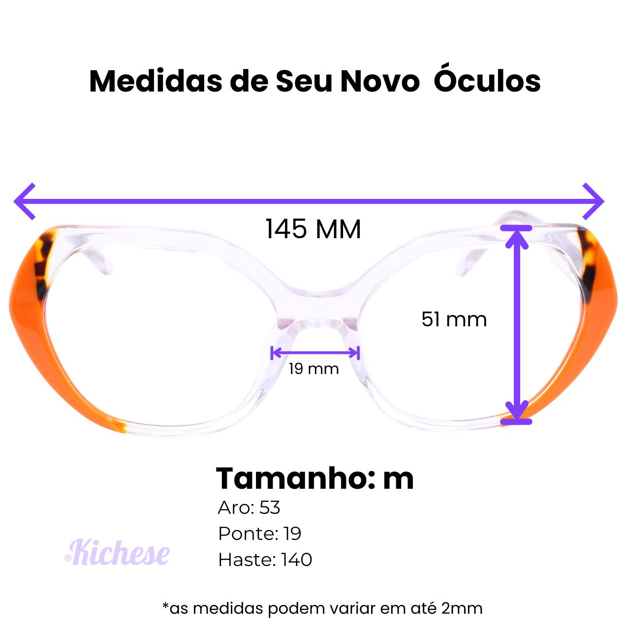 Óculos Bali  - Armação Óculos de Grau