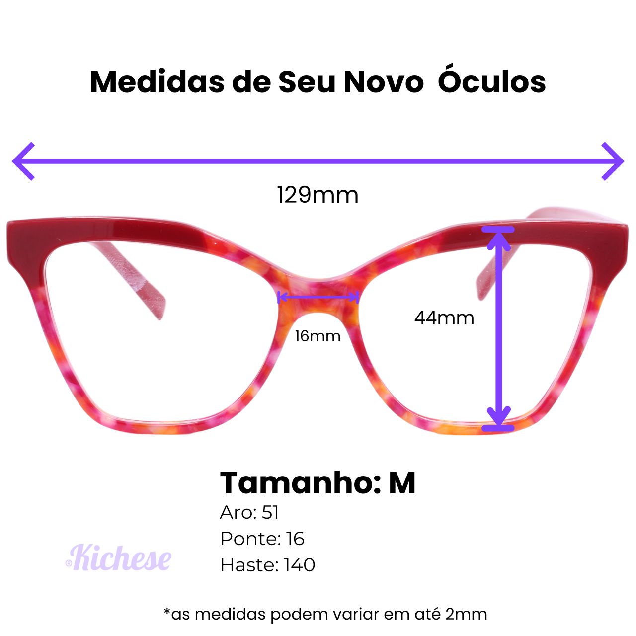 Óculos Fiorella - Armação Óculos de Grau Feminino